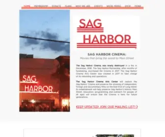 Sagharborcinema.org(Save The Cinema) Screenshot