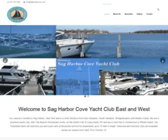 Sagharborcoveyachtclub.com(Sag Harbor Cove Yacht Club East and West) Screenshot