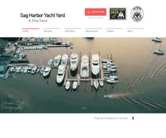 Sagharboryachtyard.com(Sag Harbor Yacht Yard) Screenshot