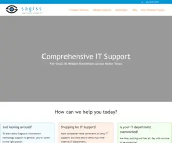 Sagiss.com(Dallas IT Support by Sagiss Dallas IT Support & Managed Solutions) Screenshot