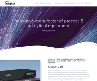 Sagitta.com(Making light work) Screenshot