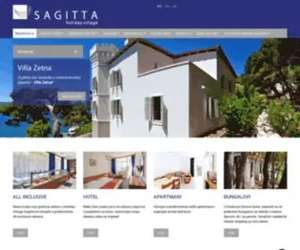 Sagitta.hr(All inclusive hotel turističko naselje Omiš Hrvatska) Screenshot