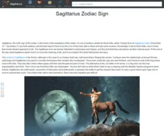 Sagittariuszodiac.net(Sagittariuszodiac) Screenshot