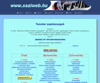 Sagiweb.hu(Főoldal) Screenshot