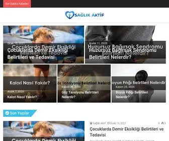 Saglikaktif.com(Sağlık Aktif) Screenshot