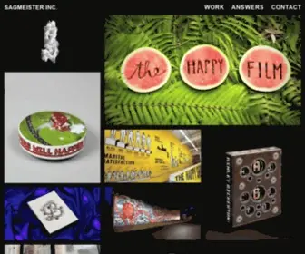 Sagmeister.com(Stefan Sagmeister) Screenshot