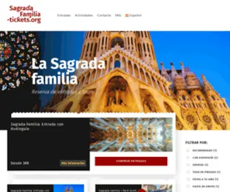 Sagradafamilia-Tickets.org(Sagrada Familia Tickets & Tours) Screenshot