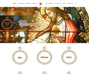 Sagrado-Corazon.org(Parroquia del Sagrado Corazón de Jesús) Screenshot