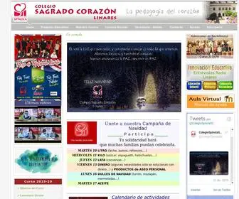 Sagradocorazonlinares.com(En portada) Screenshot