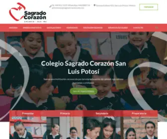 Sagradosanluis.edu.mx(Colegio) Screenshot