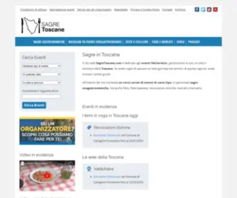 Sagretoscane.com(Sagre) Screenshot