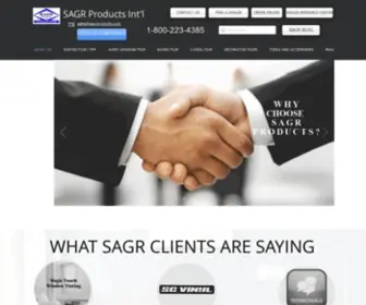 Sagrproducts.com(Window Film) Screenshot