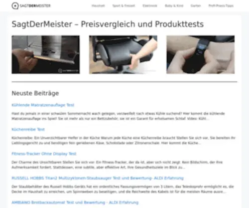 Sagtdermeister.de(Das Test) Screenshot