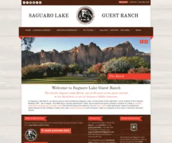 Saguarolakeranch.com(Saguaro Lake Ranch) Screenshot