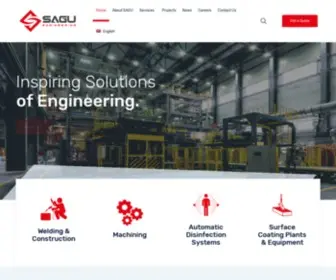 Saguengineering.com(SAGU Engineering) Screenshot