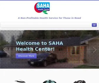 Sahahealth.org(SAHA Health Center) Screenshot