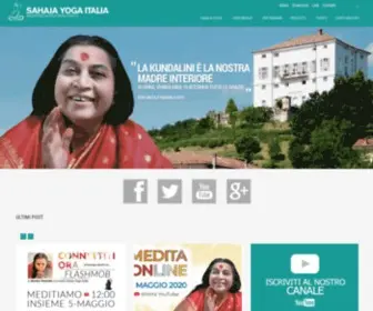 Sahajayoga.it(Sahaja Yoga Italia) Screenshot