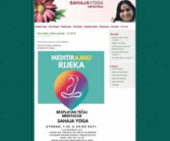 Sahajayogacroatia.org(My Blog) Screenshot