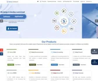 Sahajinfo.com(Sahaj Infotech Private Limited) Screenshot