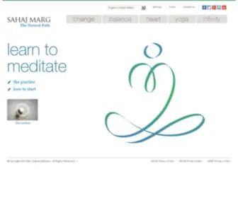 SahajMarg.org(Natural Path meditation) Screenshot