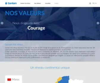 Sahamassurance.com(Sanlam Pan Africa) Screenshot