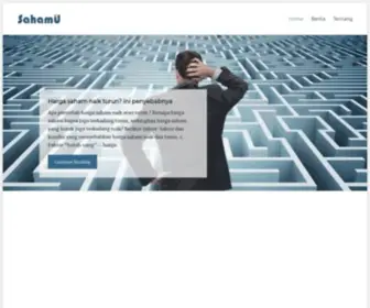 Sahamu.com(Pasar modal) Screenshot