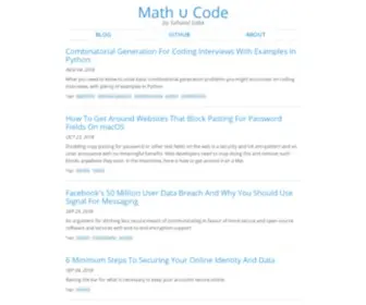 Sahandsaba.com(Math) Screenshot