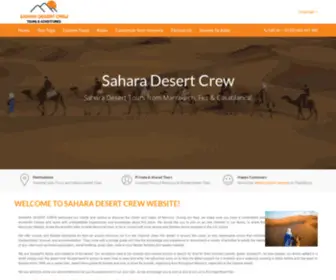 Sahara-Desert-Crew.com(Travel to Morocco) Screenshot