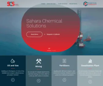 Sahara-SCS.com(Sahara Chemical Solutions) Screenshot
