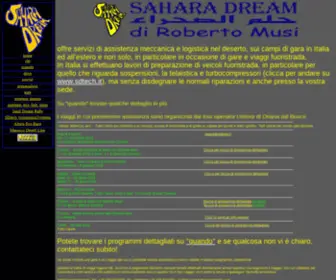 Saharadream.com(Viaggi nel deserto del Sahara in 4x4 e moto) Screenshot