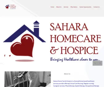 Saharahomecare.co.ke(Sahara Home Care & Hospice) Screenshot