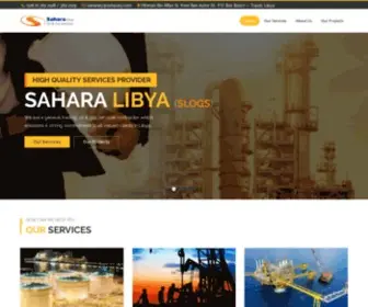 Saharaly.com(Sahara Libya Oil & Gas Services) Screenshot