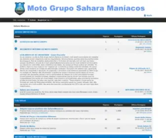 Saharamaniacos.com.br(Sahara Maniacos) Screenshot