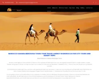 Saharamerzougatours.com(Morocco Sahara Merzouga Tours) Screenshot