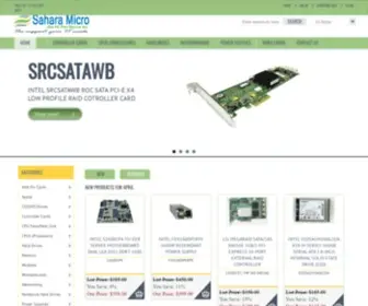 Saharamicro.com(Computer Hardware Store) Screenshot