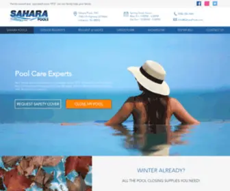 Saharapools.com(Pool Service &amp; Supply) Screenshot
