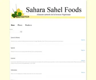 Saharasahelfoods.com(Sahara Sahel Foods) Screenshot