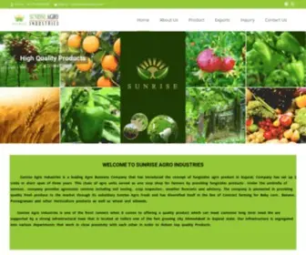 Saharasulphur.com(SUNRISE AGRO INDUSTRIES) Screenshot