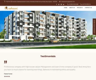 Sahasvi.com(Sahasvi Infra Pvt Ltd) Screenshot