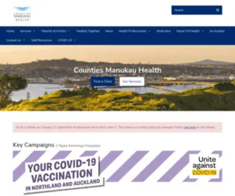 Sah.co.nz(Counties Manukau Health) Screenshot