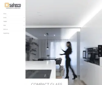 Saheco.com(Herrajes para puertas correderas) Screenshot