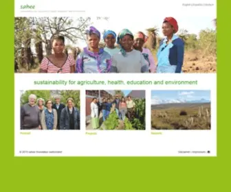 Sahee.org(Sahee foundation) Screenshot
