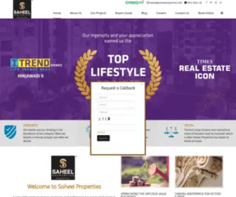 Saheelproperties.com(Saheelproperties) Screenshot