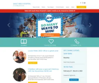 Sahfoundation.com(Local Charity) Screenshot