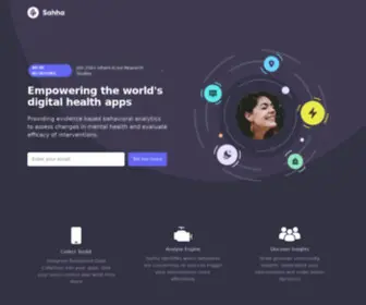 Sahha.ai(Behavioral Analytics for Virtual Mental Healthcare Providers) Screenshot