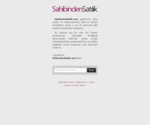 Sahibindensatilik.com(Sahibinden satılık.com) Screenshot