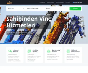 Sahibindenvinc.com(Sahibinden Vinç) Screenshot