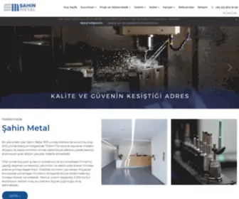 Sahinmetal.com(Ahin Metal) Screenshot