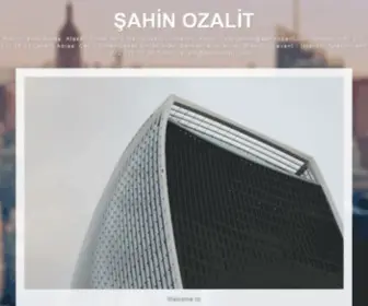 Sahinozalit.com(Sahin Ozalit) Screenshot