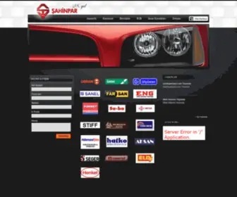 Sahinpar.com(Ahinpar Otomotiv San) Screenshot